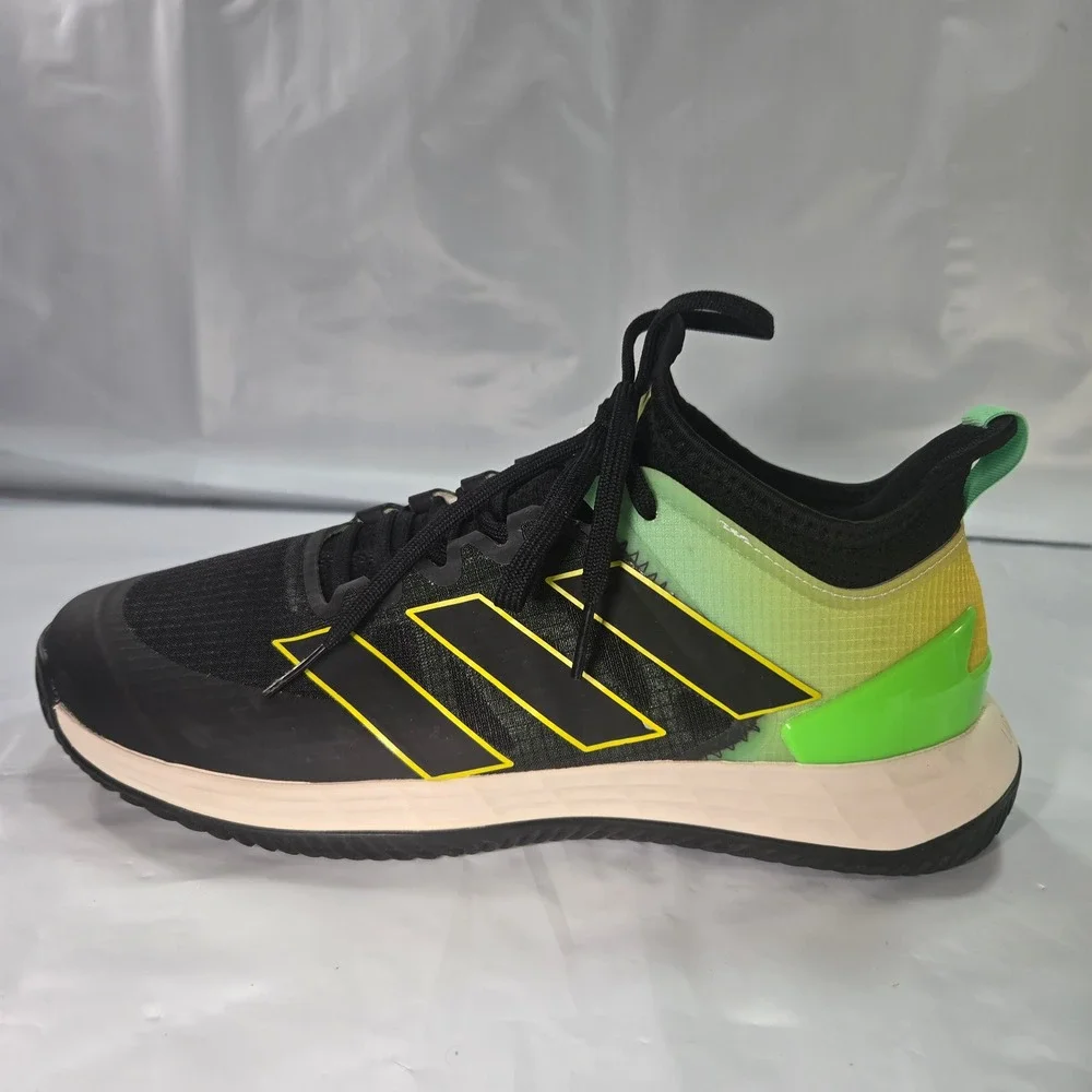 Adidas Adizero Ubersonic 4 Tennis Shoes Mens 8‎ Black Yellow GY4004 Lightstrike